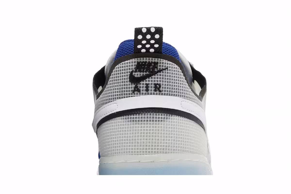 Nike Air Force 1 React White Light Photo Blue, view 8