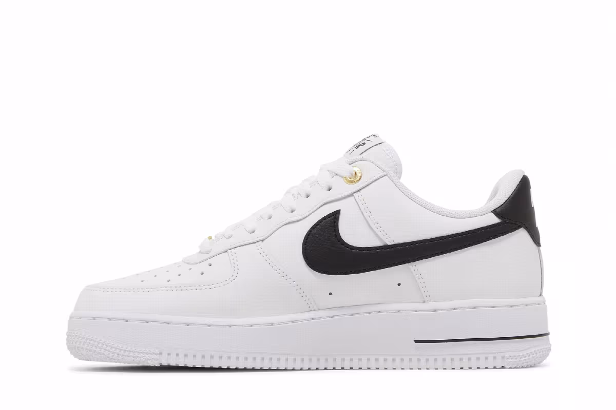 Nike Air Force 1 40th Anniversary - White Black, view 4