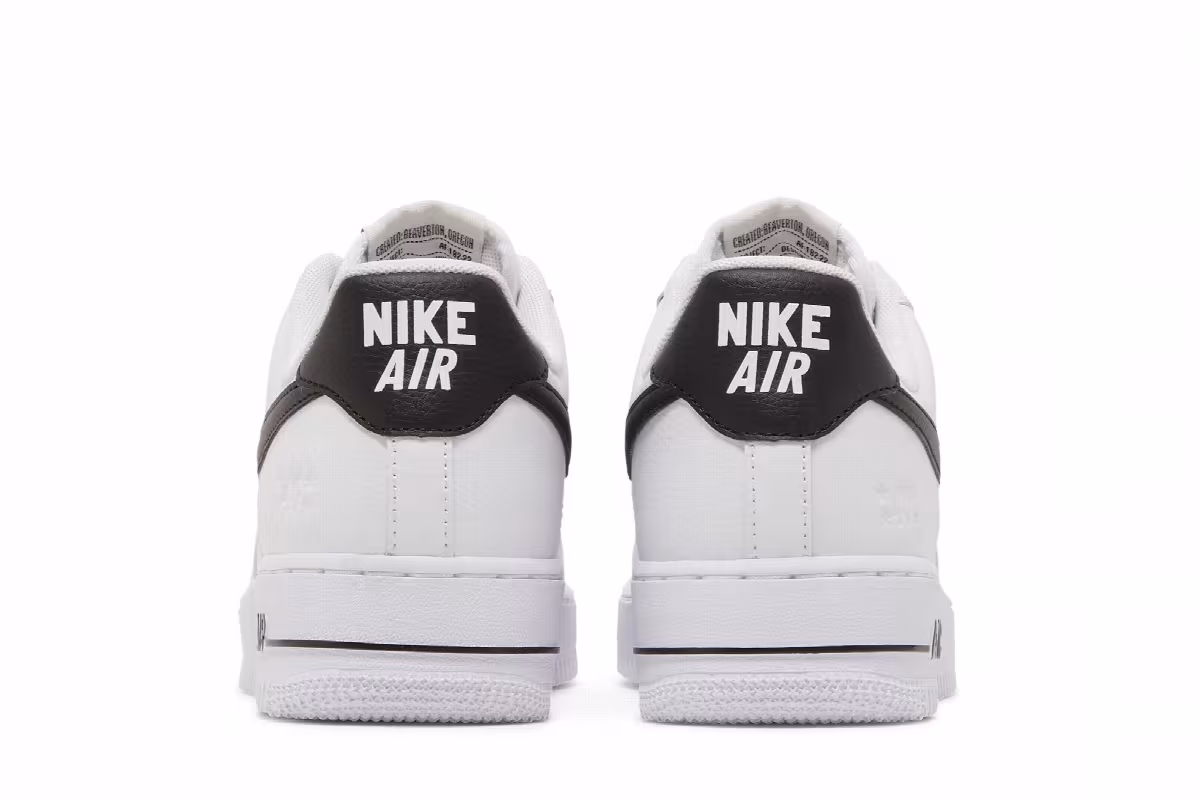 Nike Air Force 1 40th Anniversary - White Black, view 7