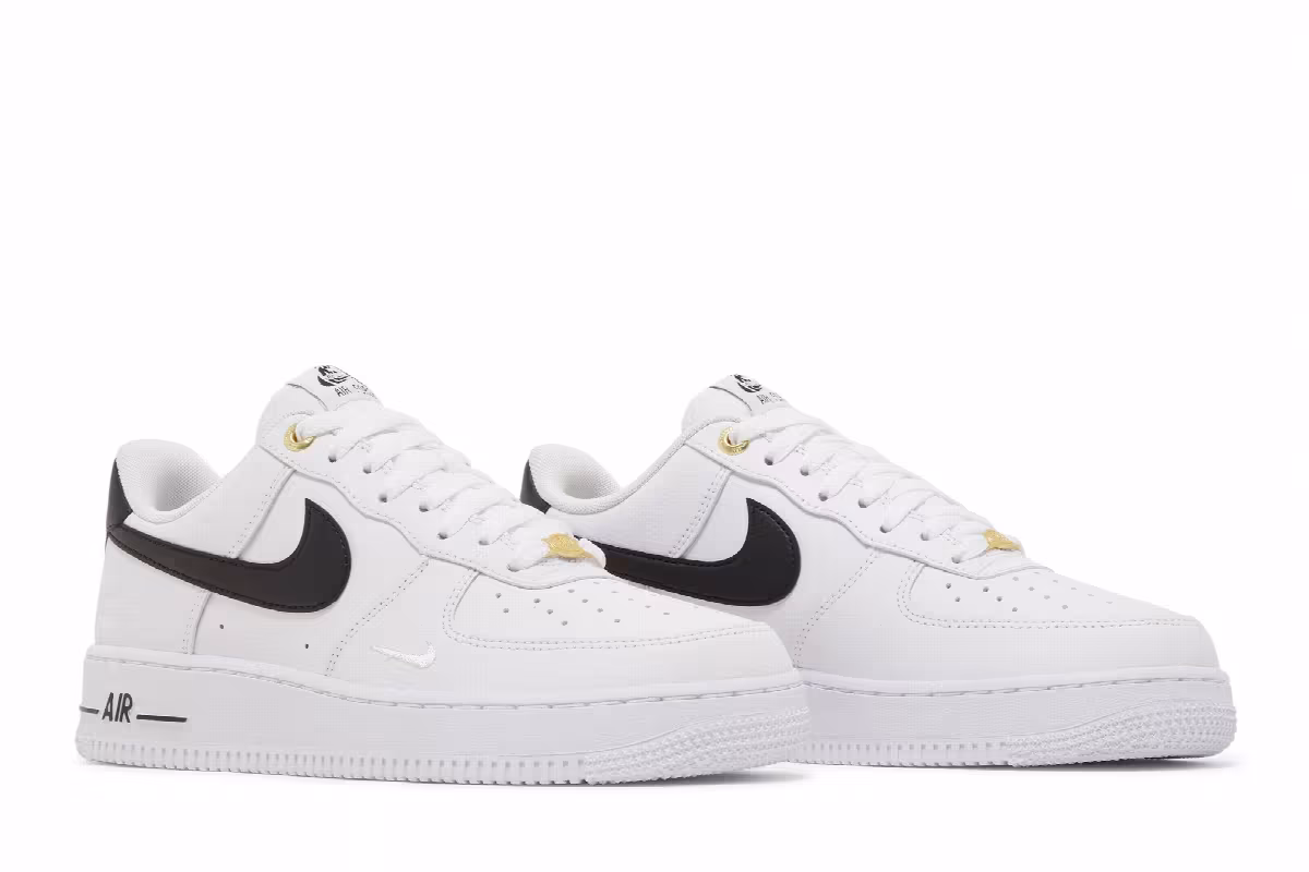 Nike Air Force 1 40th Anniversary - White Black, view 9