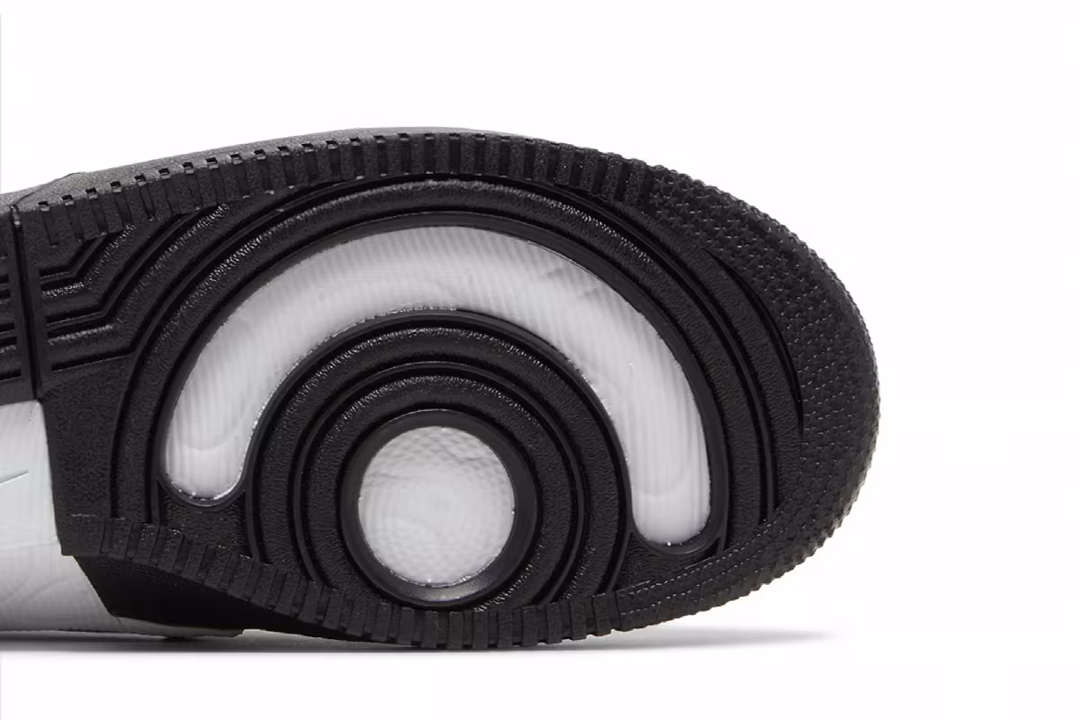 Nike Air Force 1 React Black White, view 6
