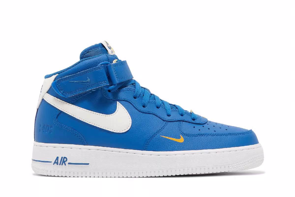 Nike Air Force 1 Mid 40th Anniversary - Blue Jay, view 2