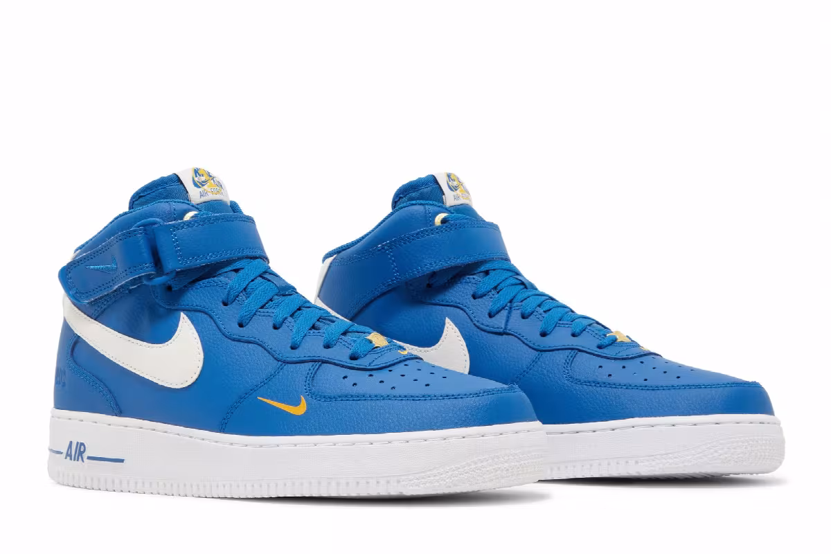 Nike Air Force 1 Mid 40th Anniversary - Blue Jay, view 9