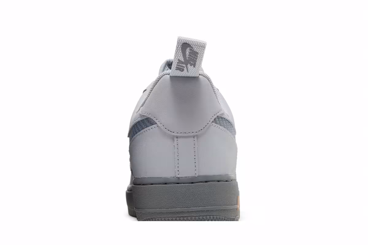Nike Air Force 1 Wolf Grey Kumquat, view 8