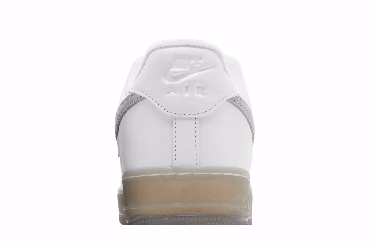 Nike Air Force 1 White Metallic Silver, view 8