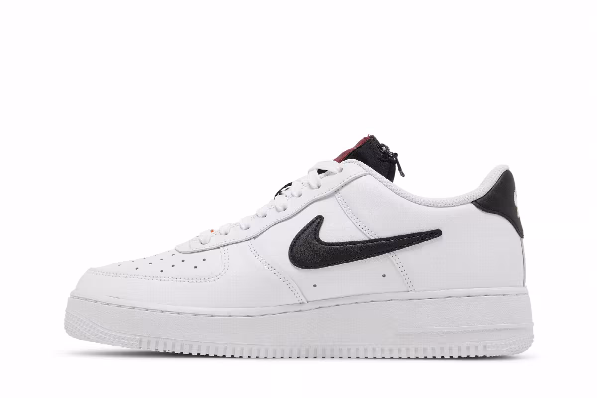 Nike Air Force 1 Carabiner - White Habanero Red, view 4