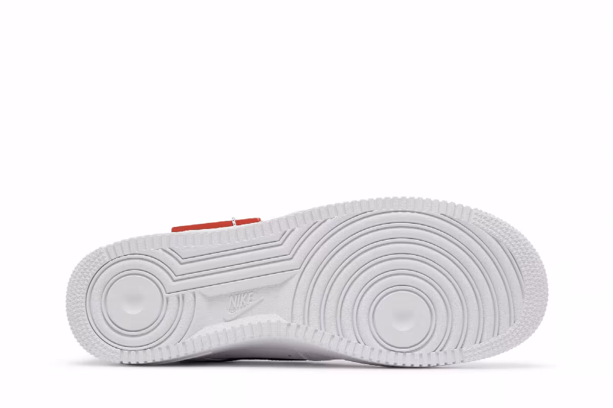 Nike Air Force 1 Carabiner - White Habanero Red, view 5