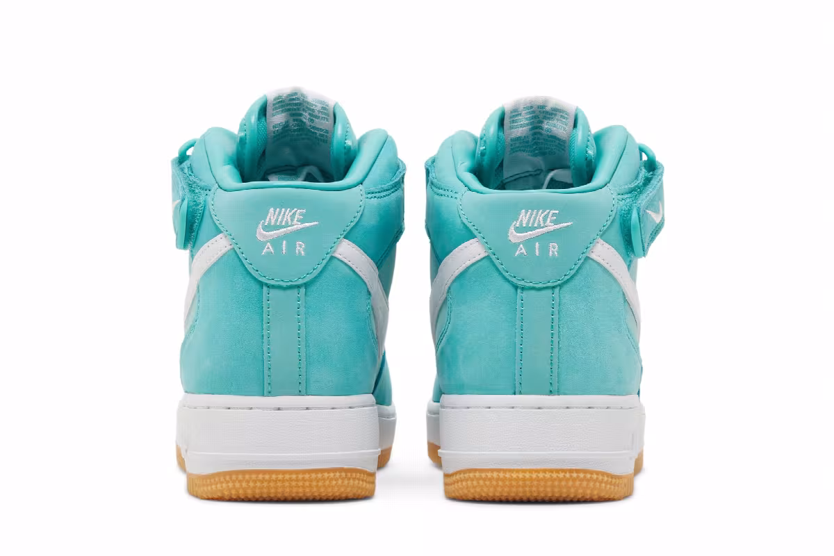 Nike Air Force 1 Mid Washed Teal, view 7
