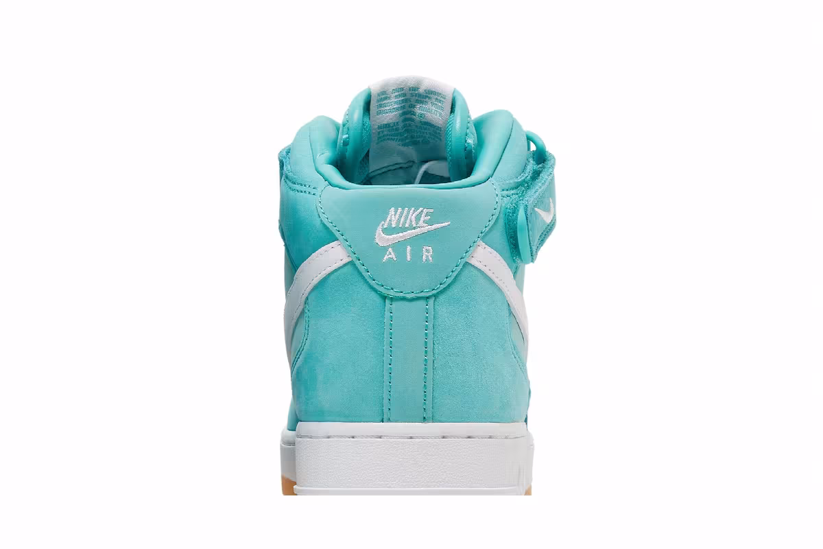 Nike Air Force 1 Mid Washed Teal, view 8