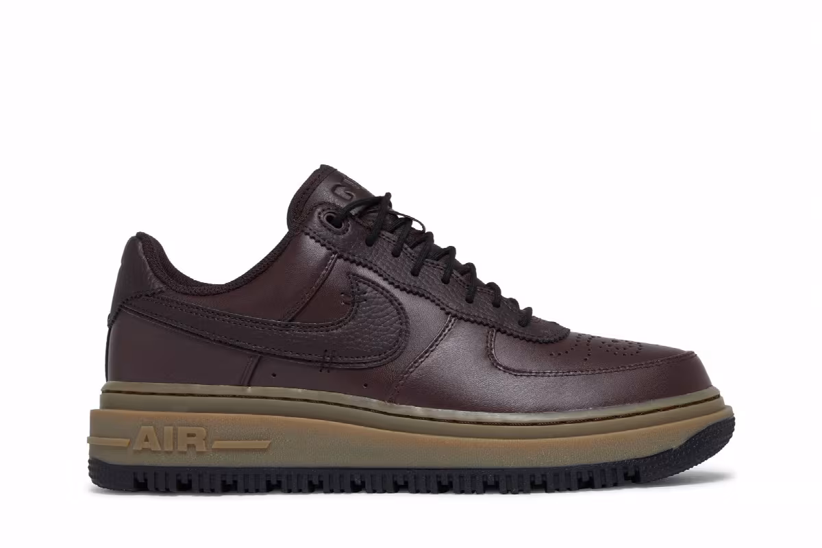 Nike Air Force 1 Luxe Brown Basalt, view 2