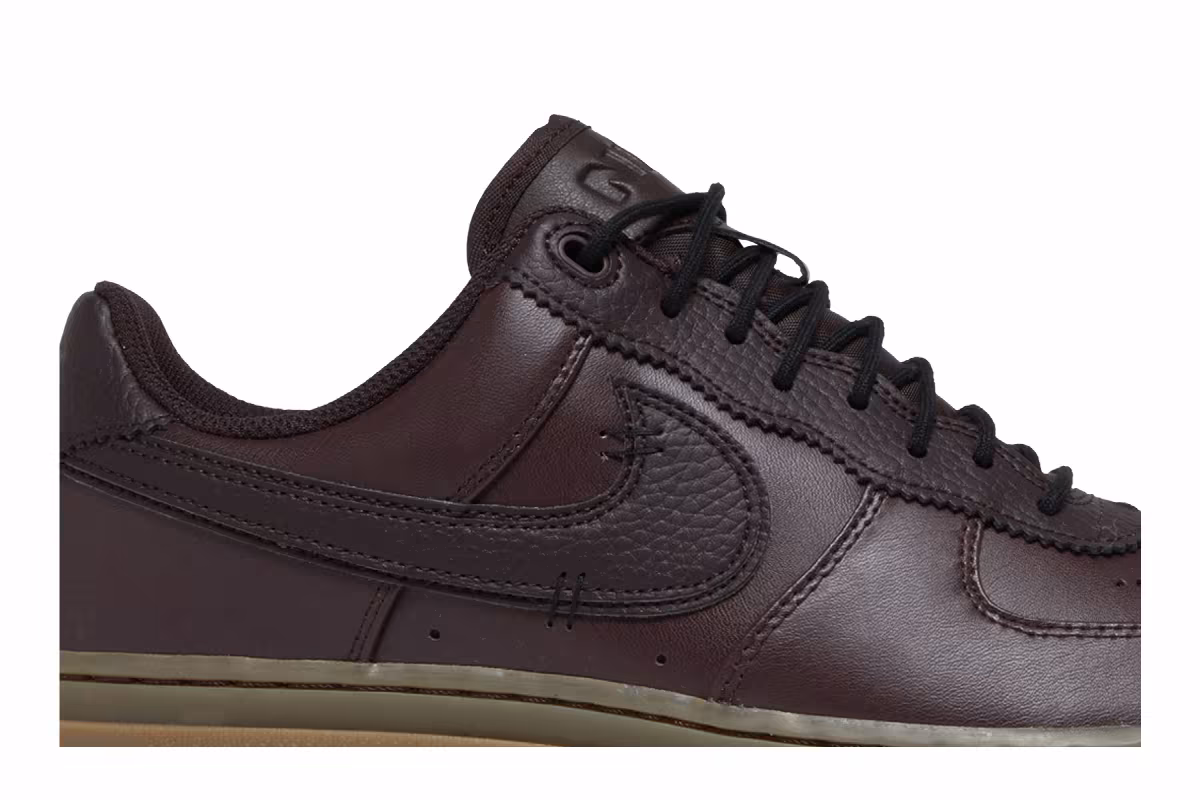 Nike Air Force 1 Luxe Brown Basalt, view 3