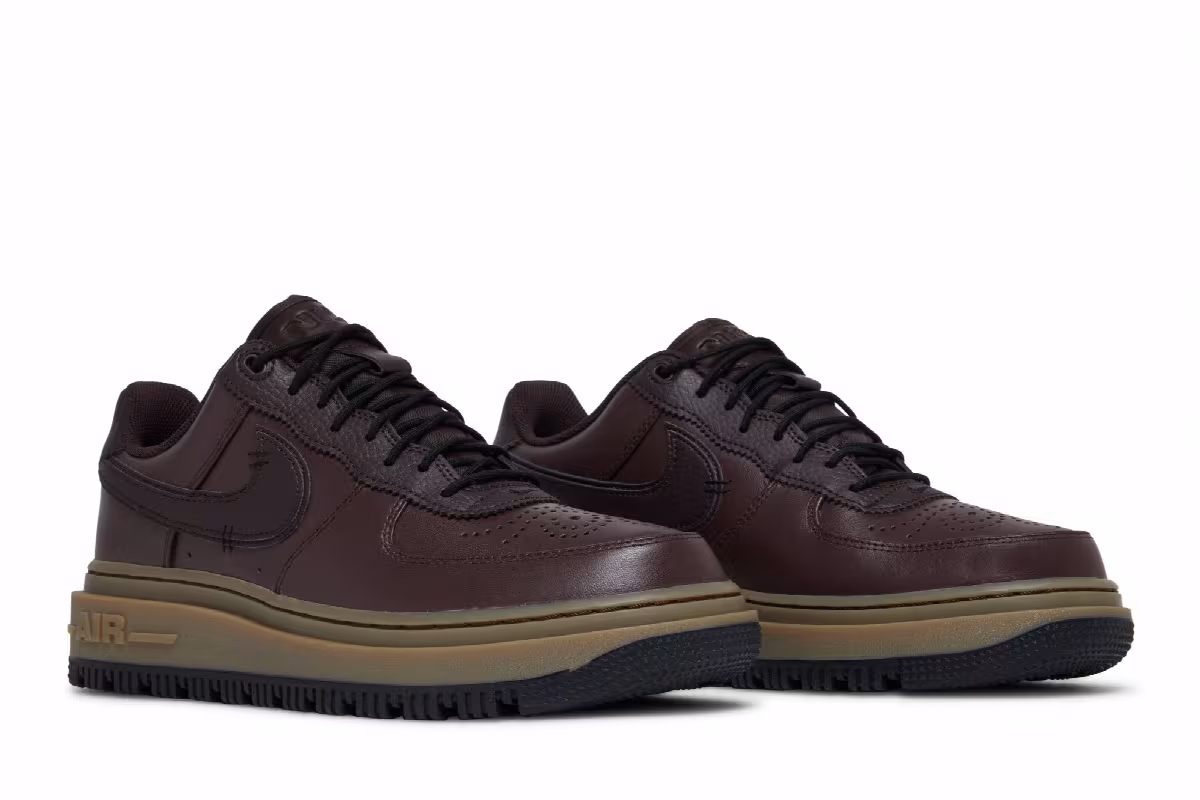 Nike Air Force 1 Luxe Brown Basalt, view 9