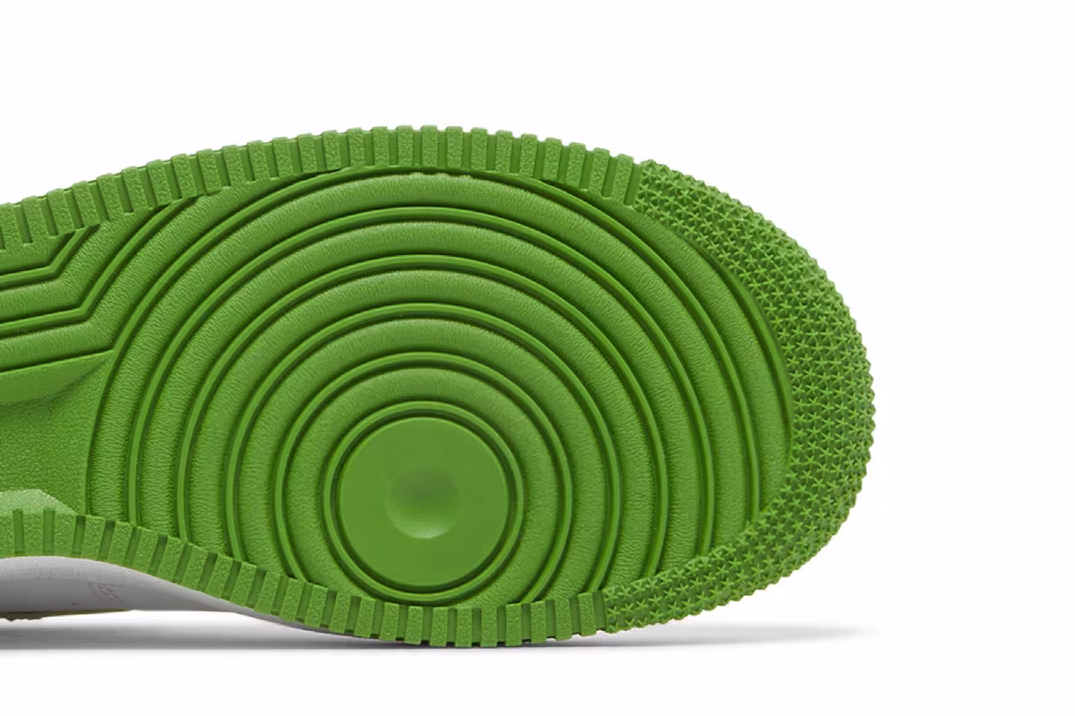 Nike Air Force 1 White Chlorophyll, view 6