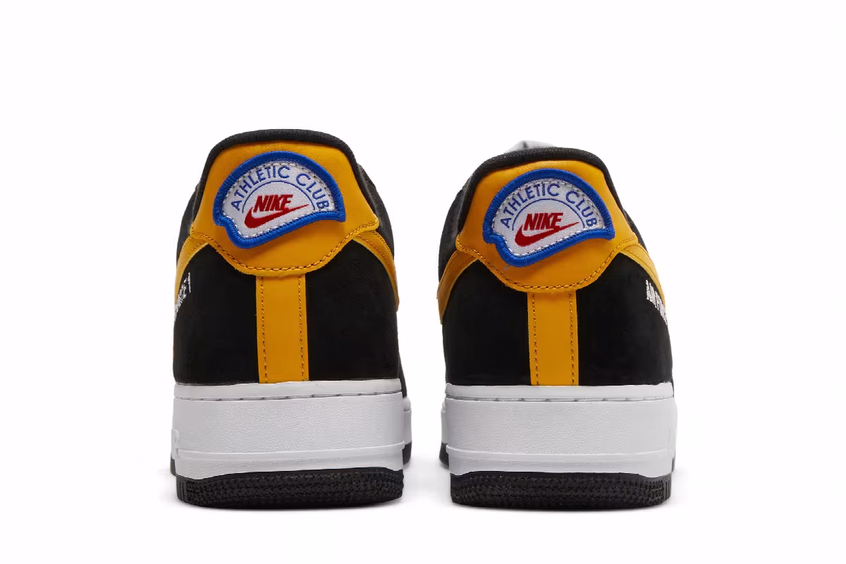 Nike Air Force 1 Athletic Club - Black University Gold, view 7