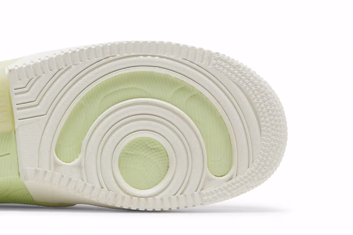 Nike Air Force 1 React Sail Barely Volt, view 6