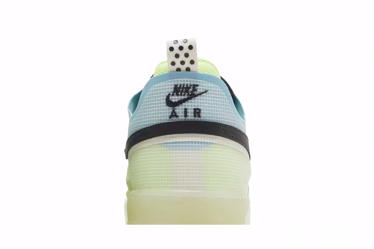 Nike Air Force 1 React Sail Barely Volt, view 8