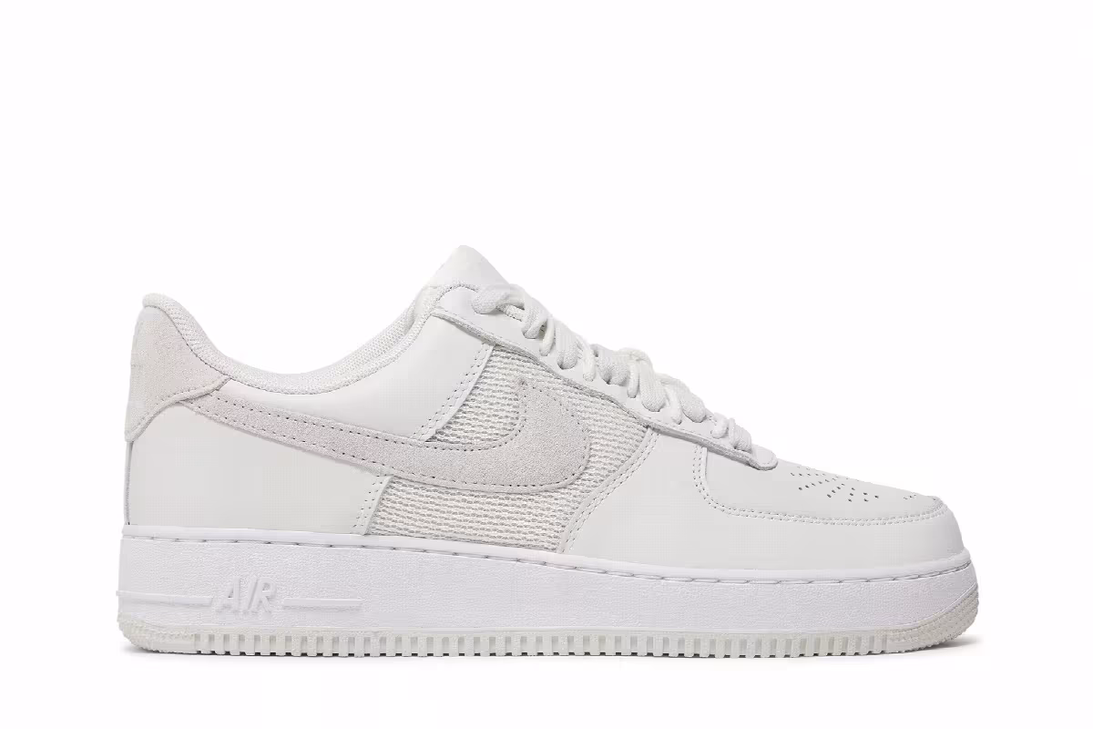 Slam Jam x Nike Air Force 1 Low Triple White, view 2