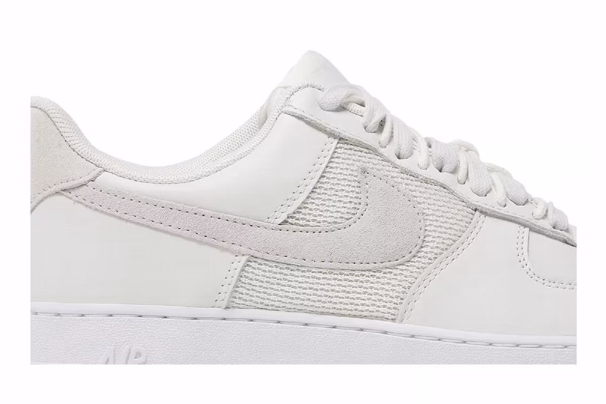 Slam Jam x Nike Air Force 1 Low Triple White, view 3