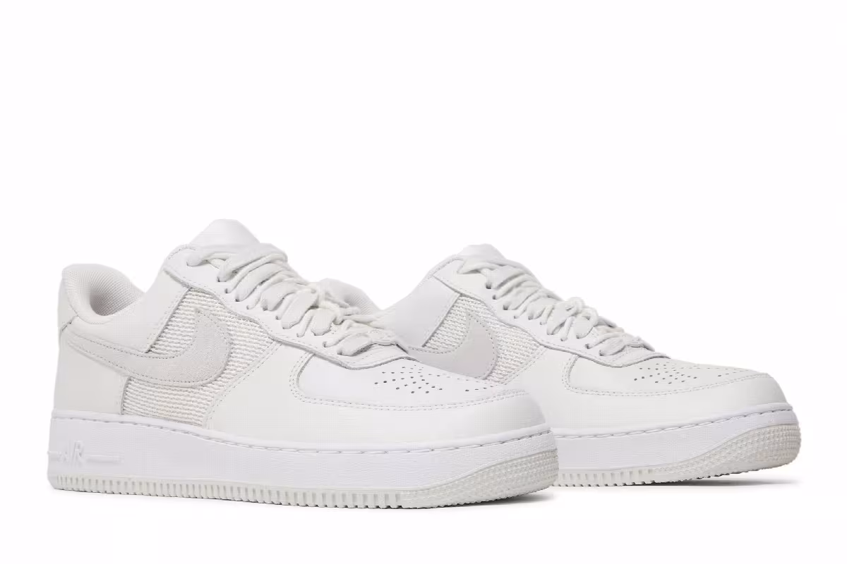 Slam Jam x Nike Air Force 1 Low Triple White, view 9