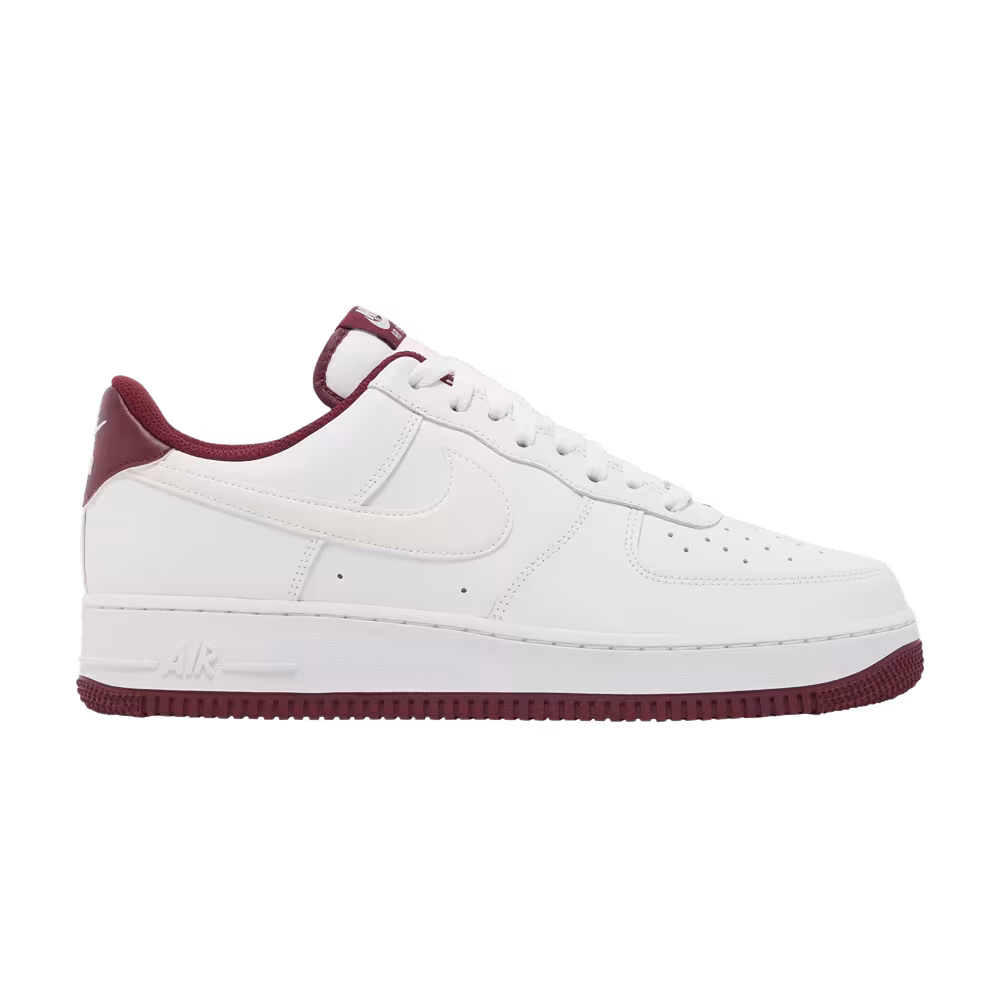 Nike Air Force 1 White Dark Beetroot