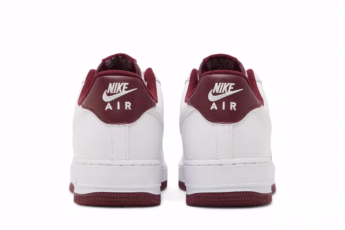 Nike Air Force 1 White Dark Beetroot, view 7