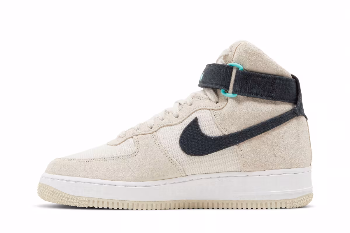 Nike Air Force 1 High Light Orewood Brown Off Noir, view 4