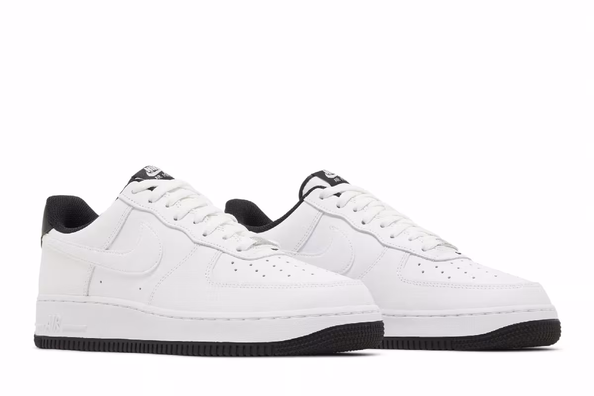 Nike Air Force 1 White Black, view 9