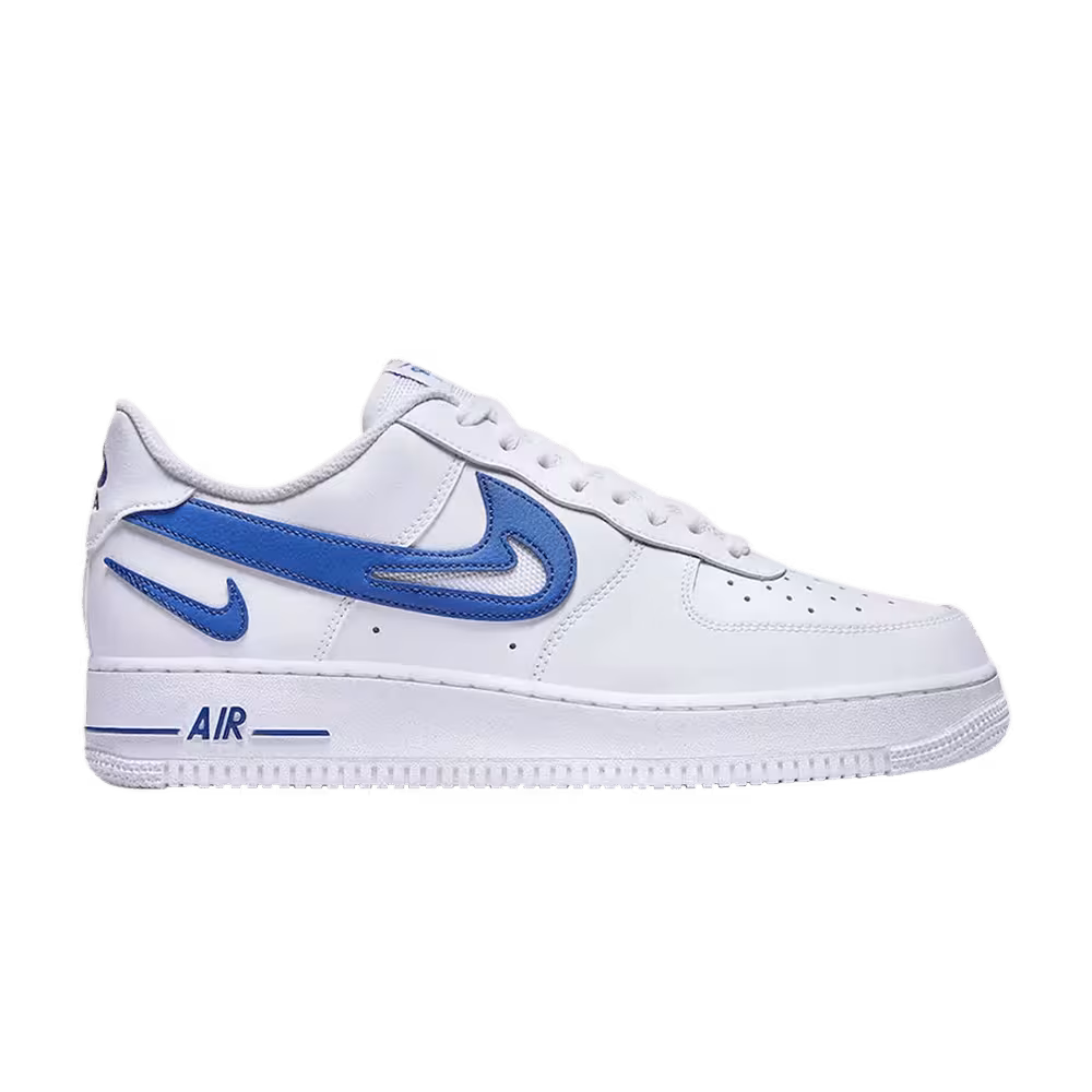 Nike Air Force 1 Cut Out Swoosh - Game Royal