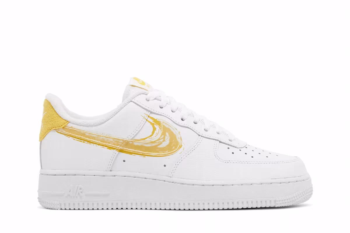Nike Air Force 1 Brushstroke - White Solar Flare, view 2