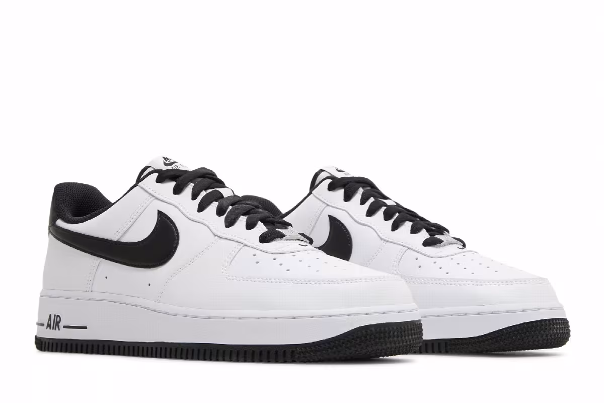 Nike Air Force 1 Low White Black, view 9