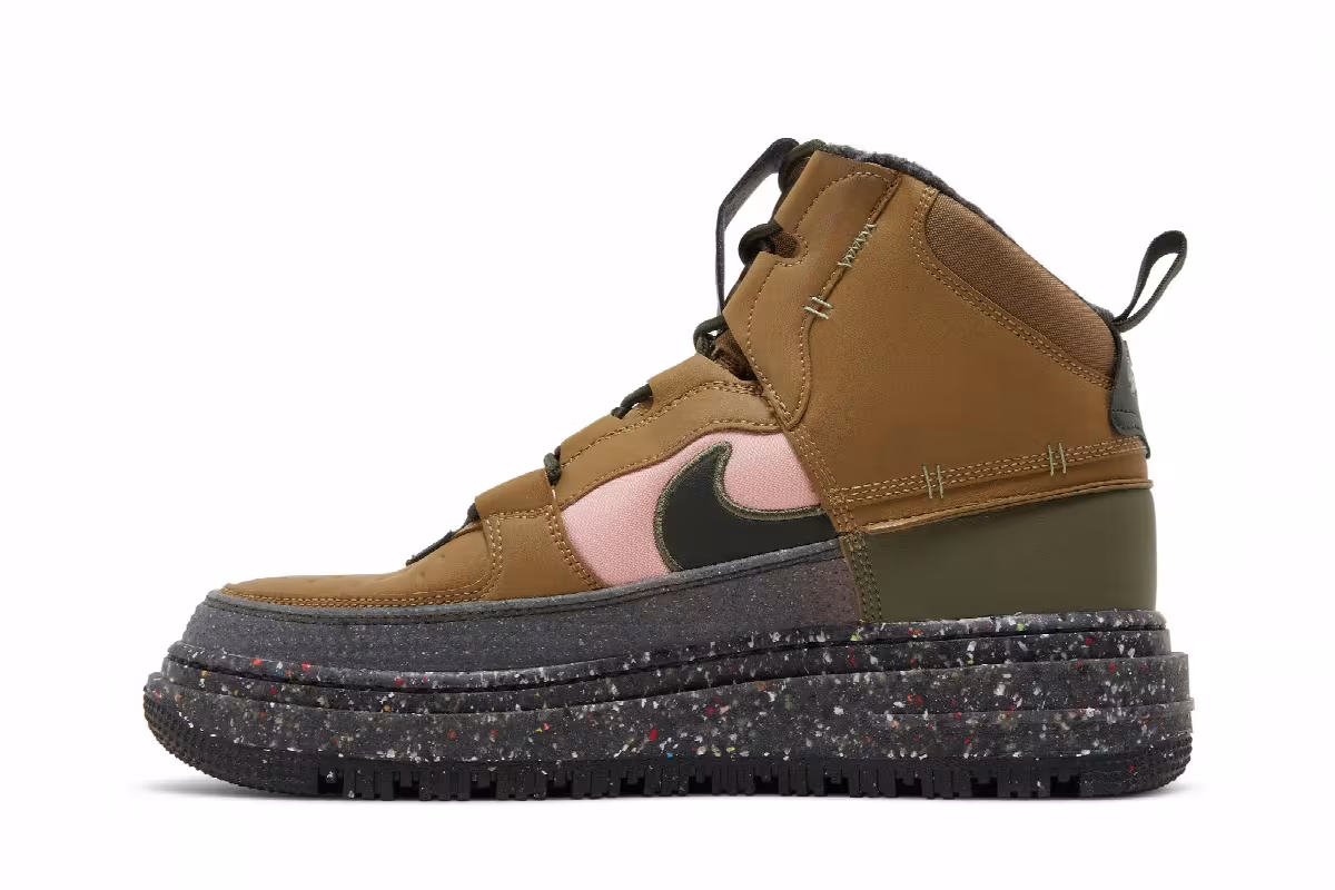 Nike Air Force 1 Boot NN Brown Kelp Crater, view 4