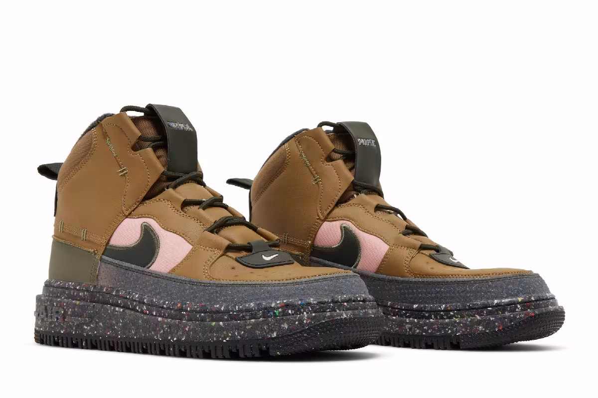 Nike Air Force 1 Boot NN Brown Kelp Crater, view 9
