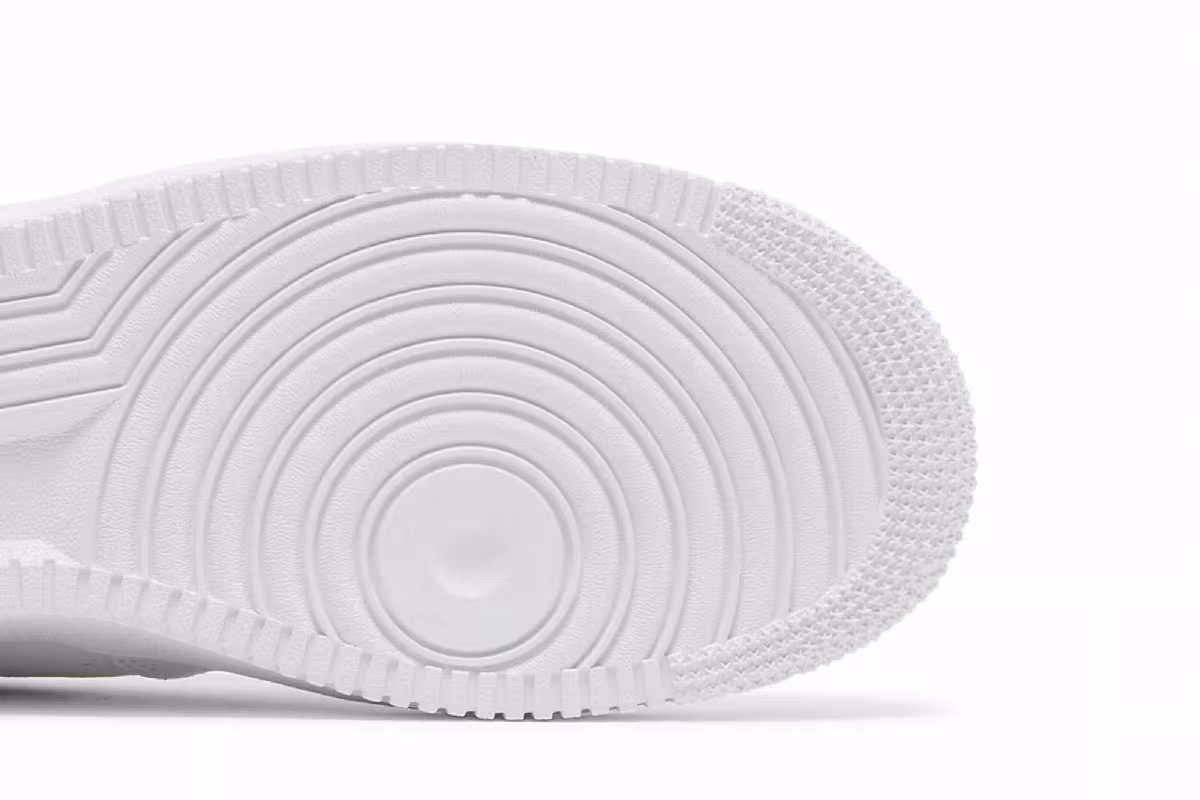 Nike Air Force 1 Low Cut Out Swoosh - White, view 6