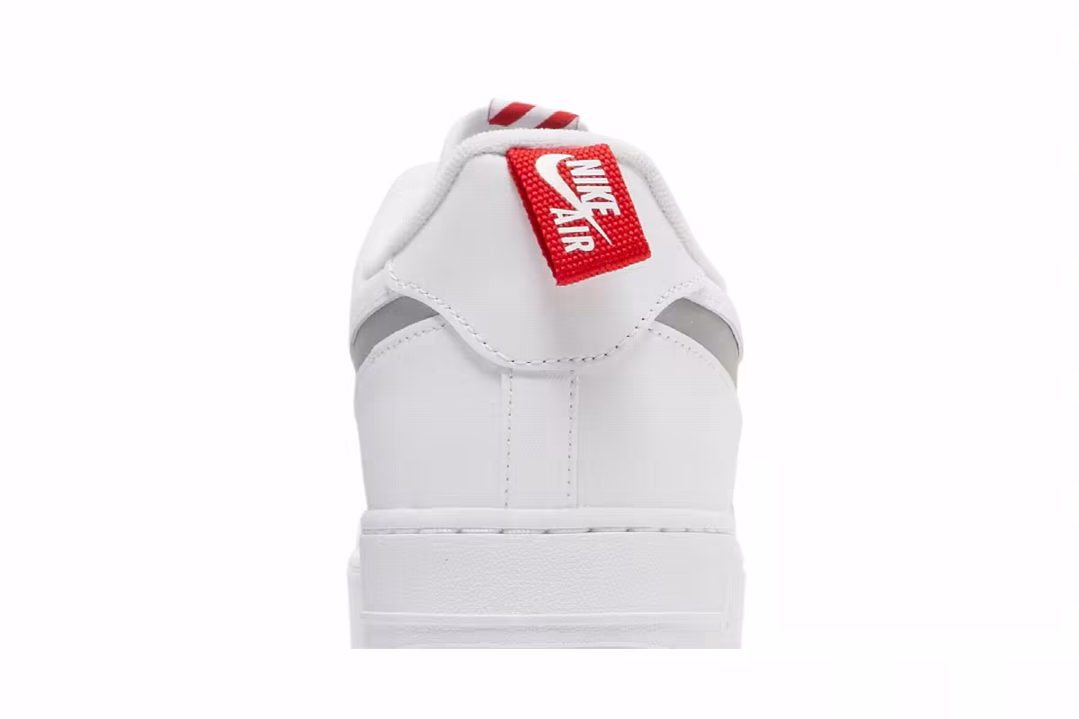 Nike Air Force 1 Low Cut Out Swoosh - White, view 8