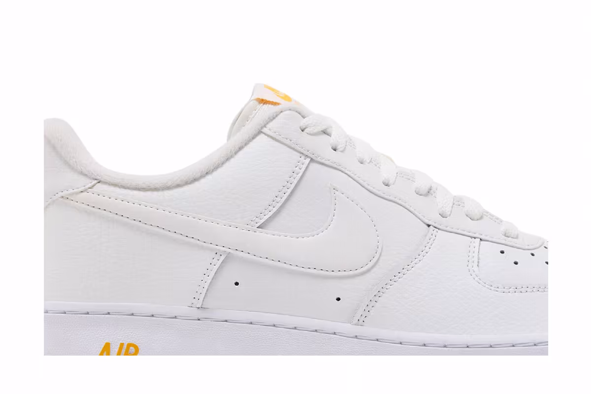 Nike Air Force 1 White University Gold Gum, view 3