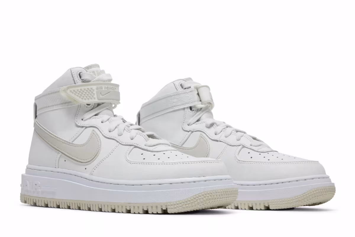 Nike Air Force 1 High Summit White Light Bone, view 9