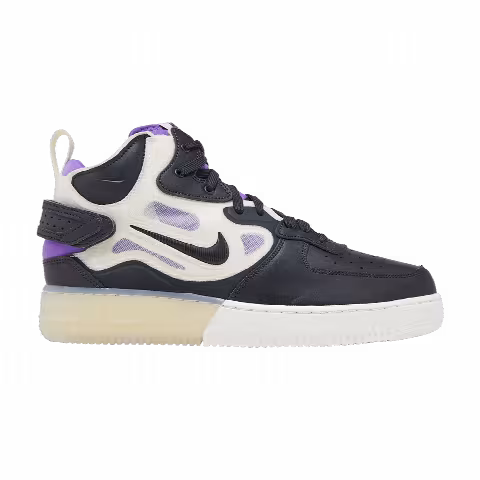 Nike Air Force 1 Mid React 'Off Noir Action Grape'