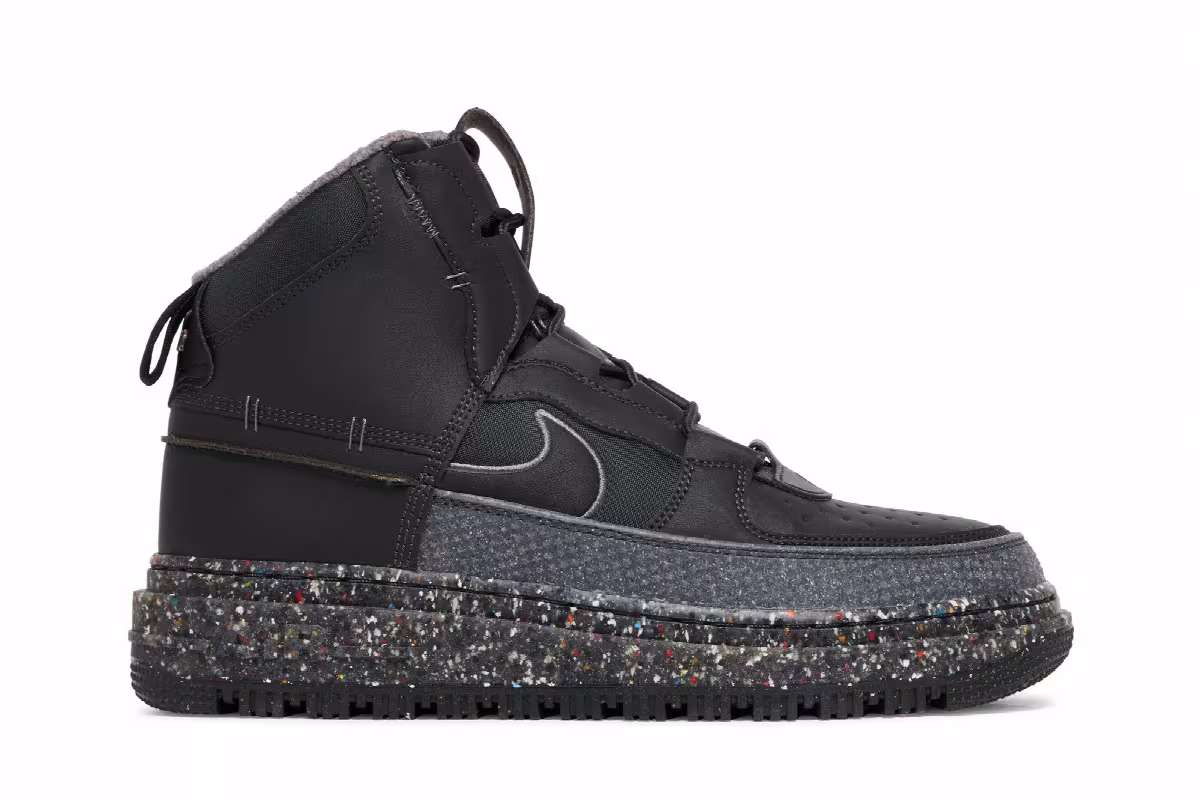 Nike Air Force 1 Boot NN Dark Smoke Grey Crater, view 2
