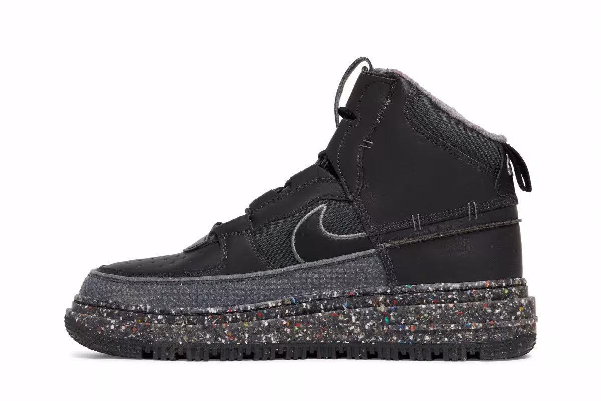 Nike Air Force 1 Boot NN Dark Smoke Grey Crater, view 4