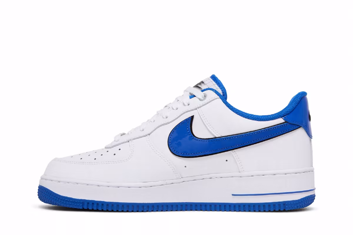 Nike Air Force 1 LV8 White Game Royal, view 4