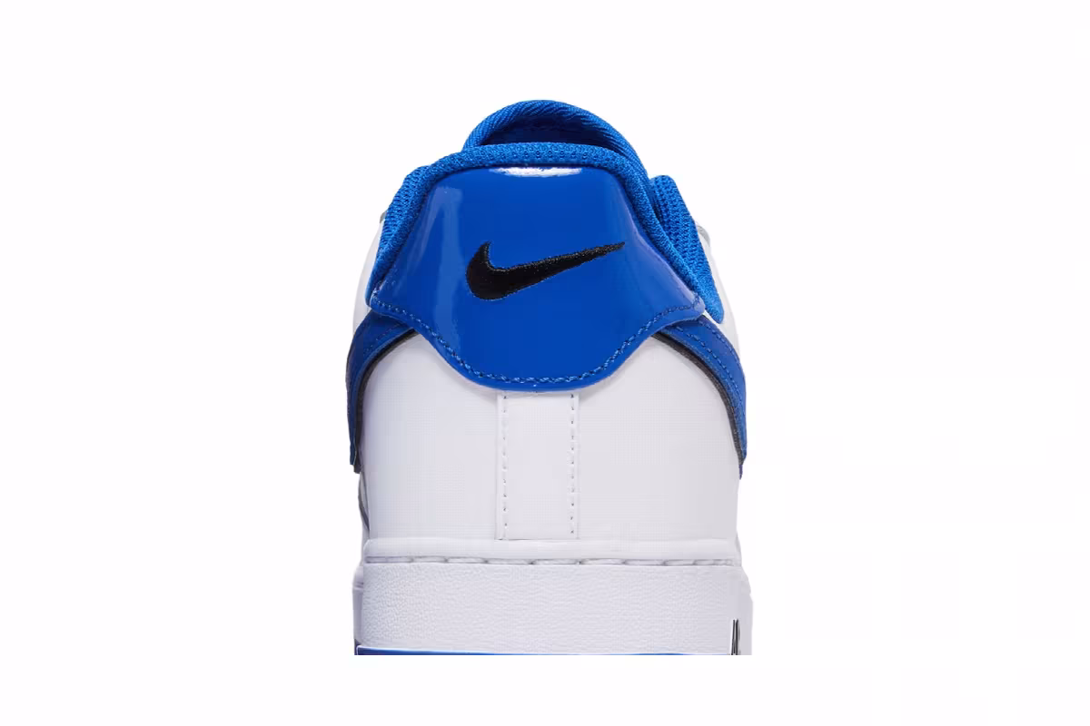 Nike Air Force 1 LV8 White Game Royal, view 8
