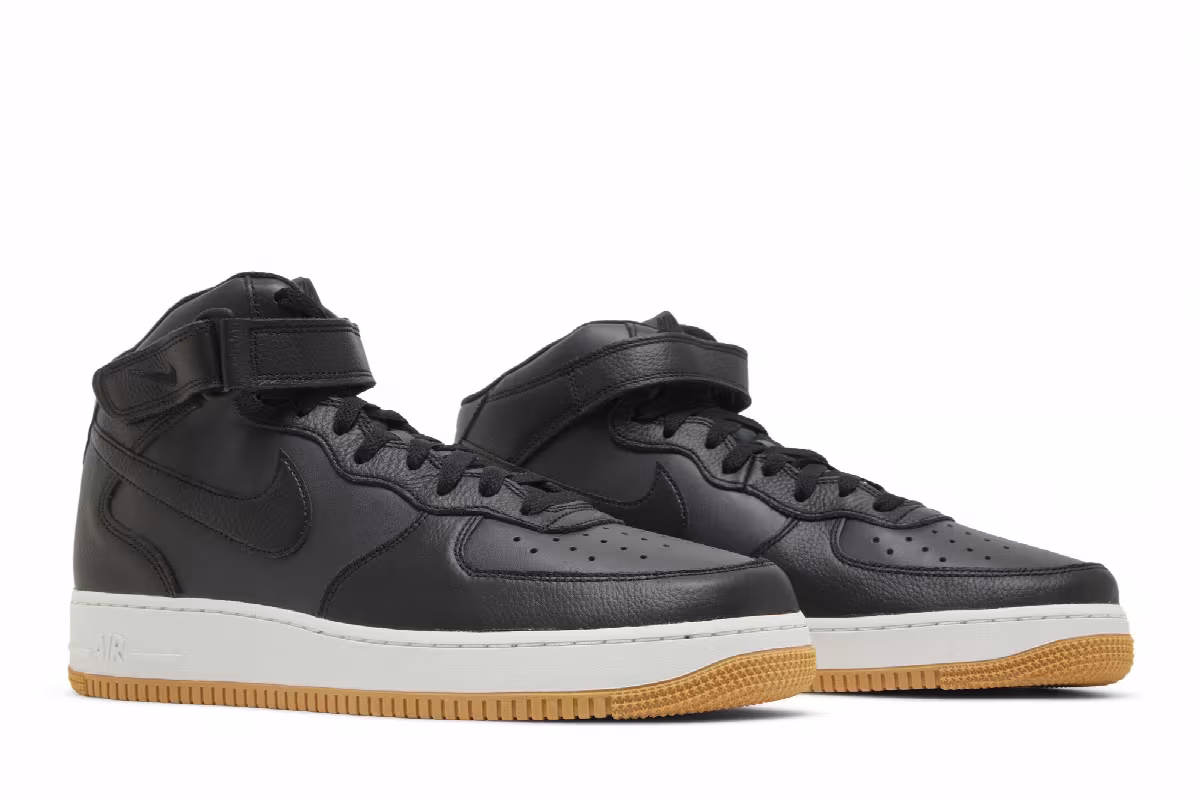 Nike Air Force 1 Mid Anthracite Gum, view 9