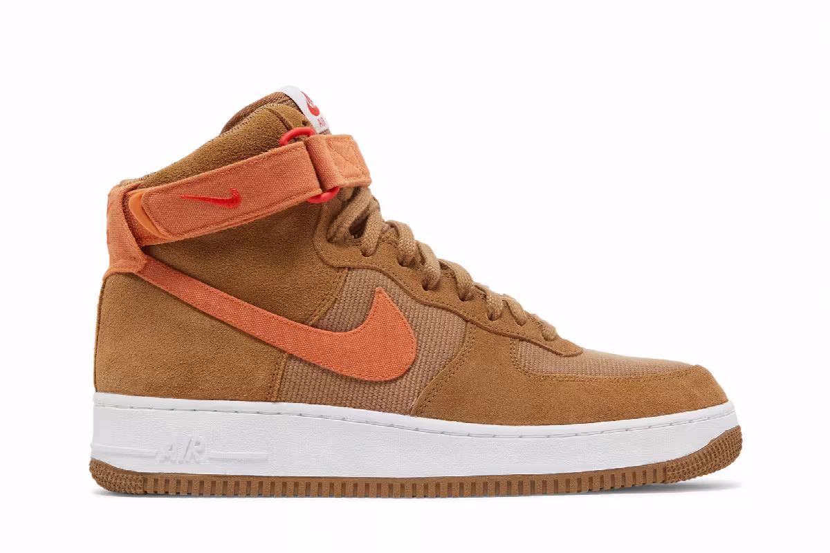 Nike Air Force 1 High Dark Driftwood Hot Curry, view 2