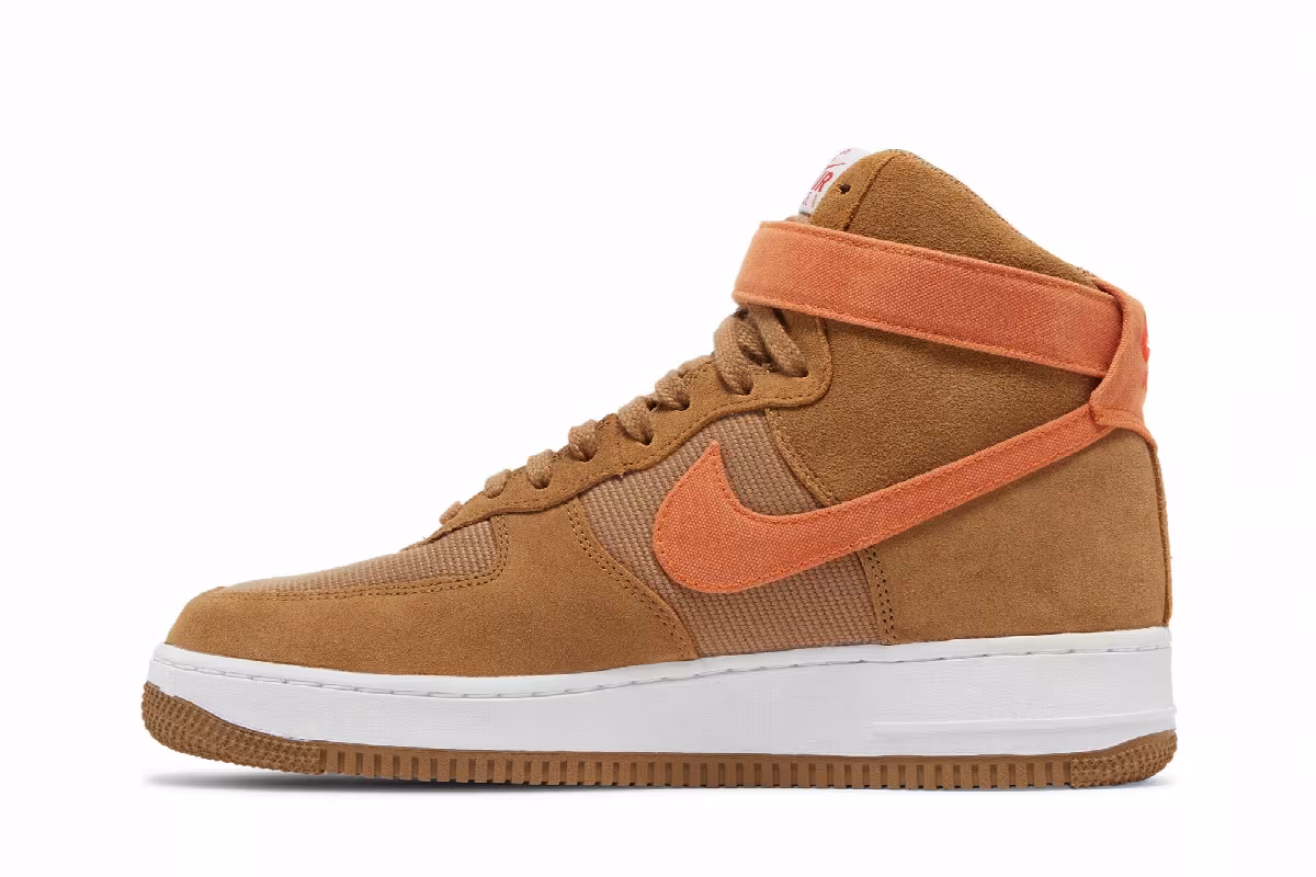 Nike Air Force 1 High Dark Driftwood Hot Curry, view 4