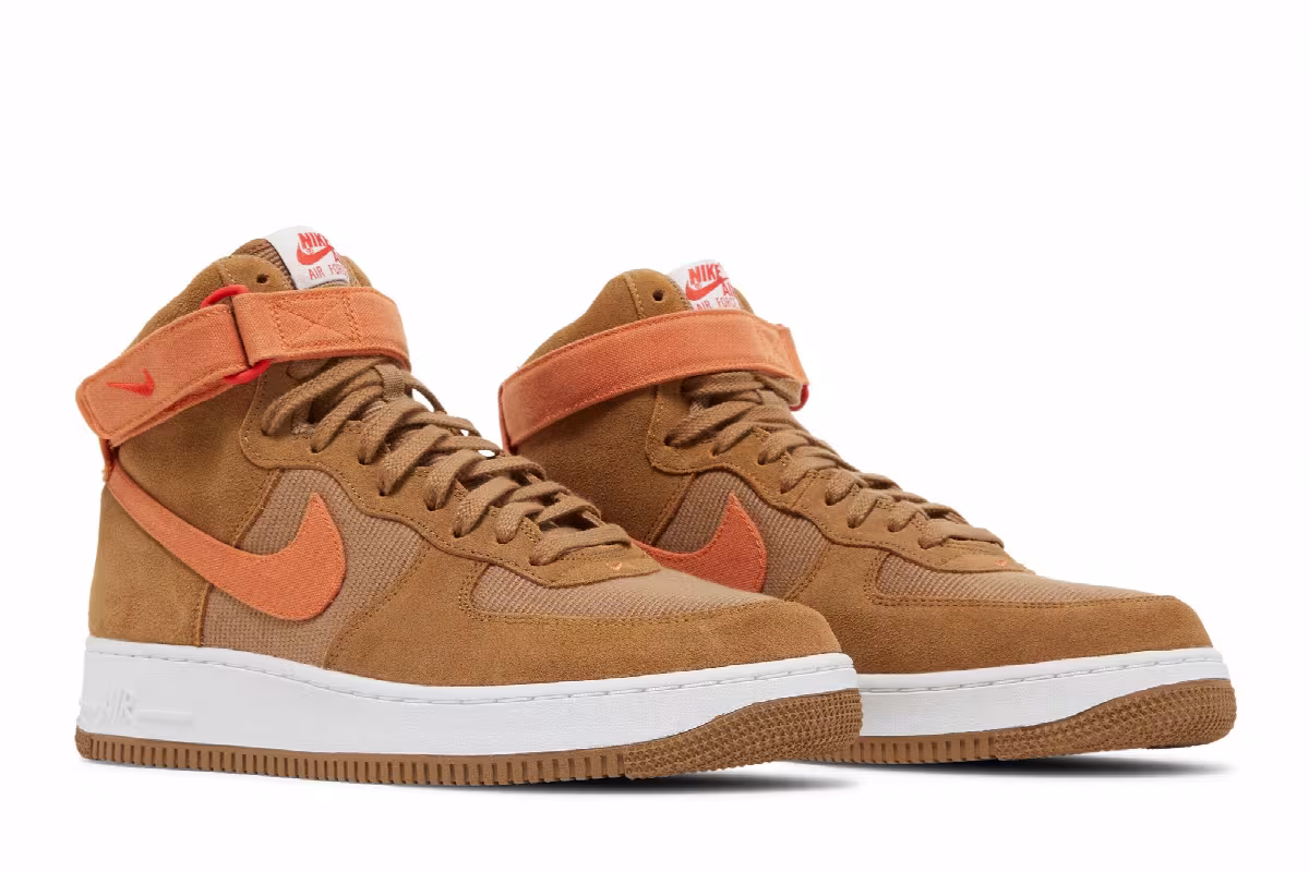 Nike Air Force 1 High Dark Driftwood Hot Curry, view 9