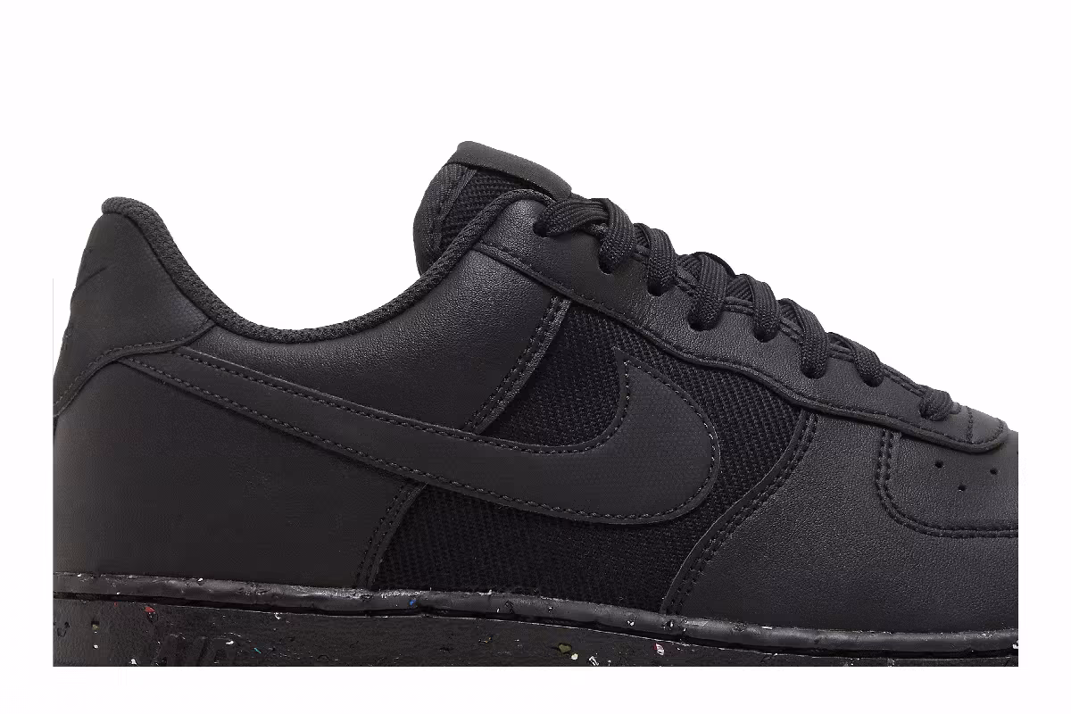 Nike Air Force 1 Crater Next Nature Black Off Noir Speckled, view 3