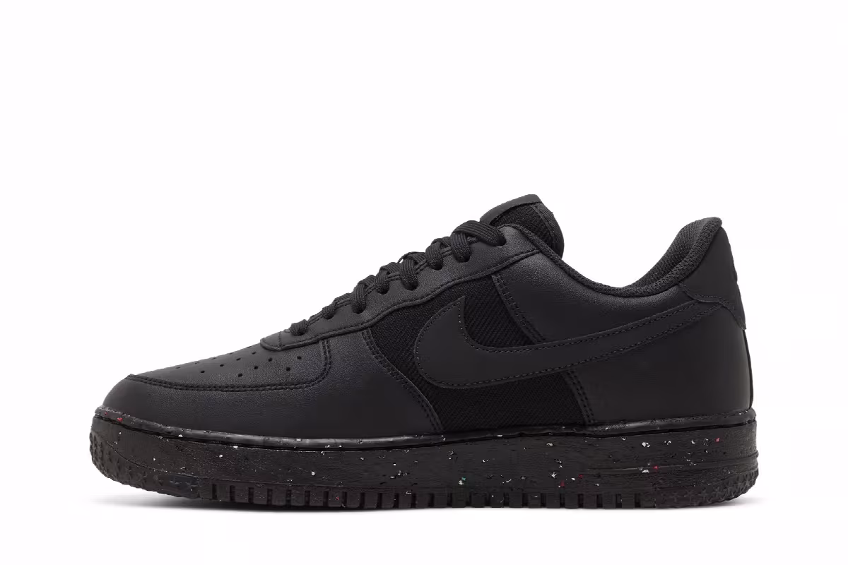 Nike Air Force 1 Crater Next Nature Black Off Noir Speckled, view 4