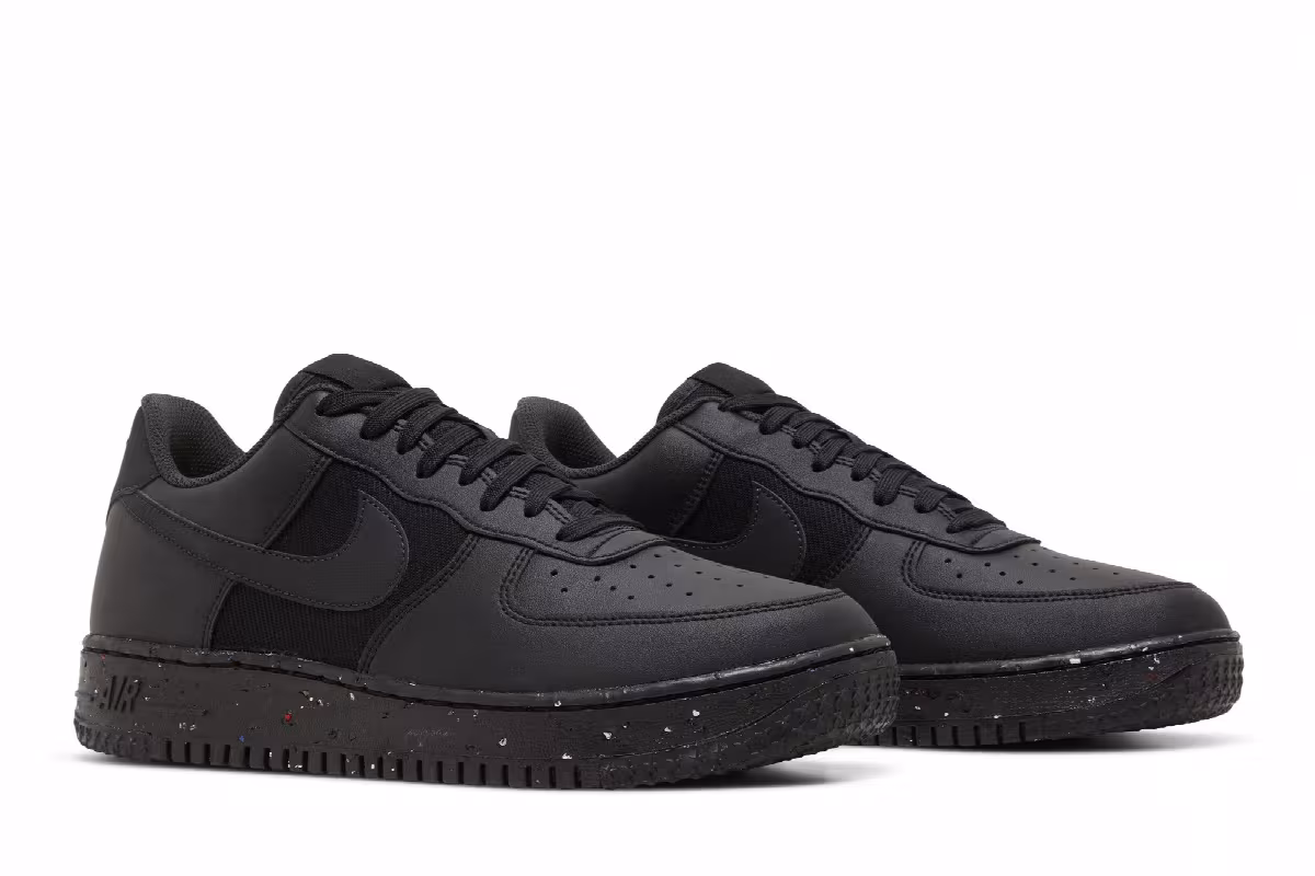 Nike Air Force 1 Crater Next Nature Black Off Noir Speckled, view 9