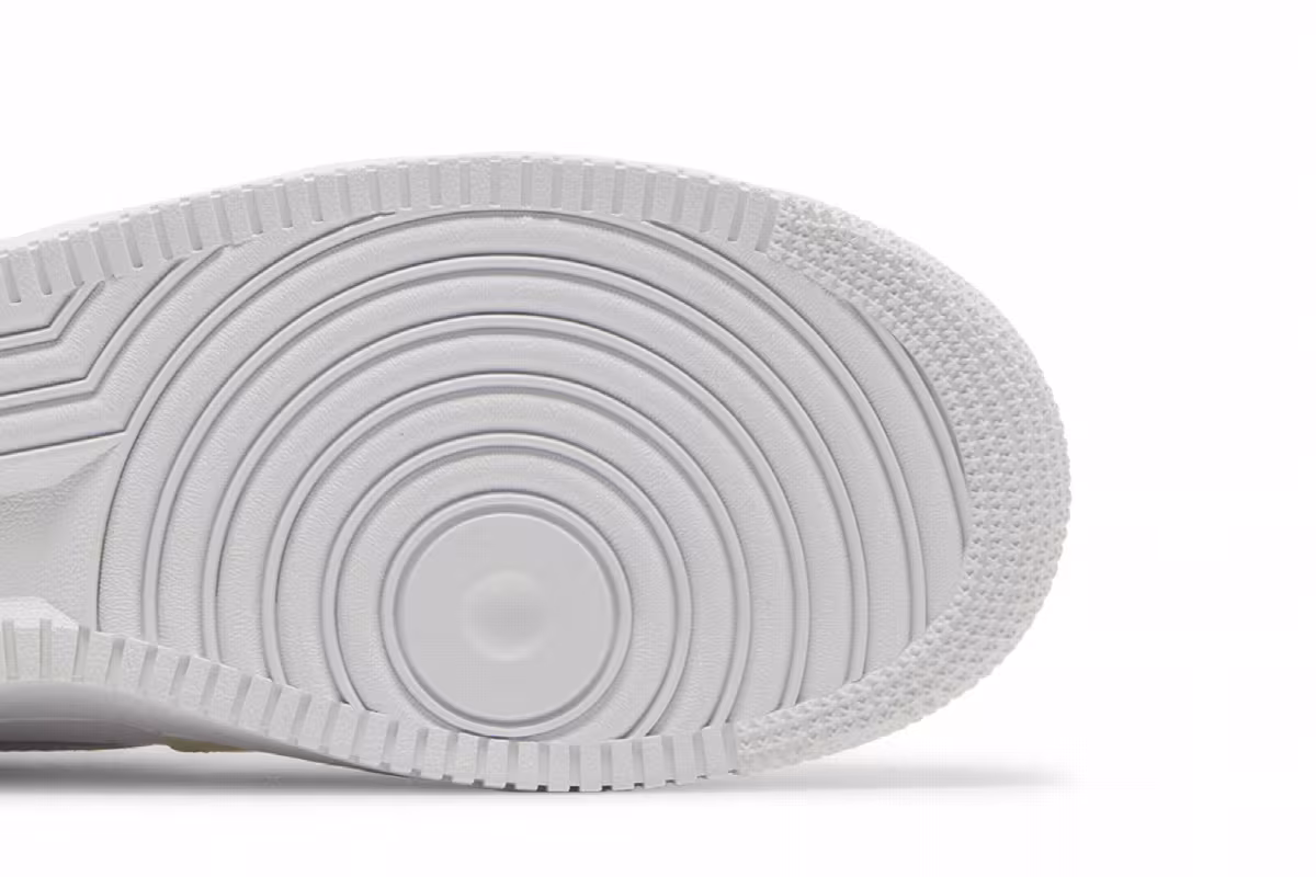 Nike Air Force 1 Just Stitch It - White Shade Green, view 6
