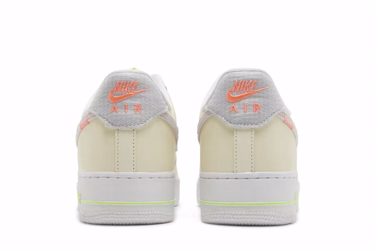 Nike Air Force 1 Just Stitch It - White Shade Green, view 7